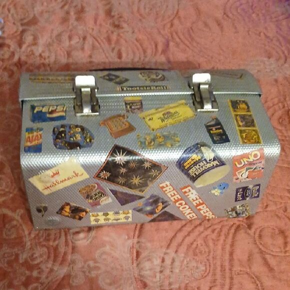 Ford Silver Metal Lunchbox - Picture 2 of 6